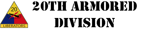 The 20th Armored Division logo